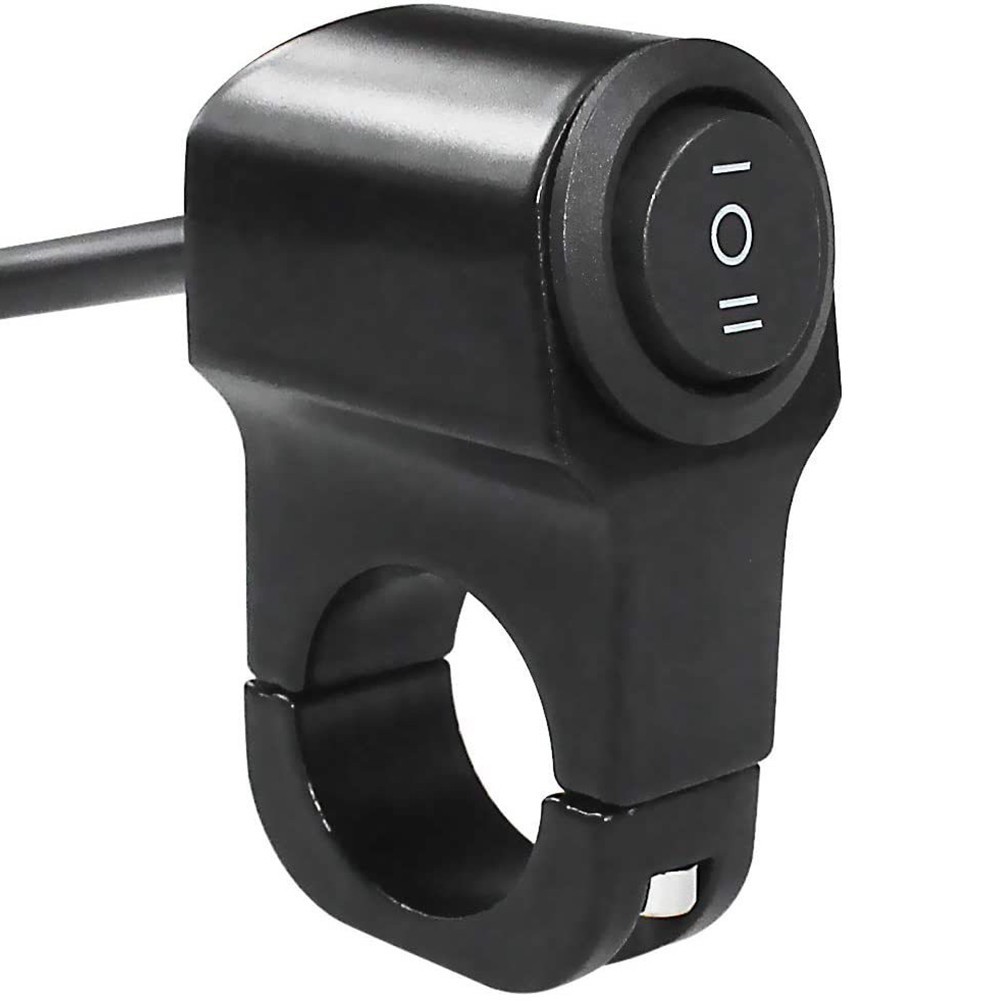 12V Motorcycle Light Switch for Handlebar 22cm Suitable for Various Bikes