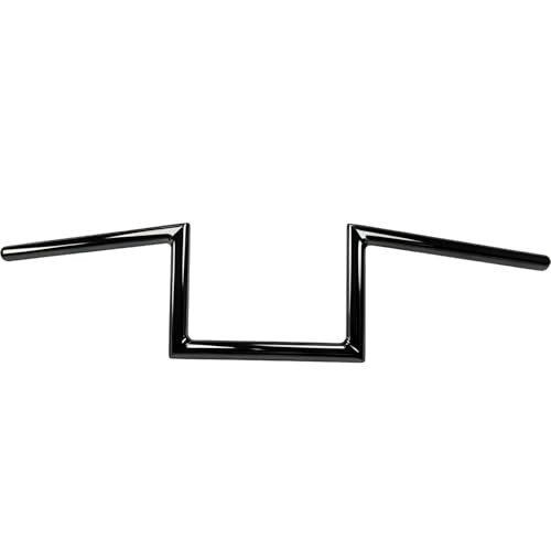8″‘ Rise 7/8″‘ 22mm Motorcycle Handlebar Z Bar Fit Gloss Black 6 Inch