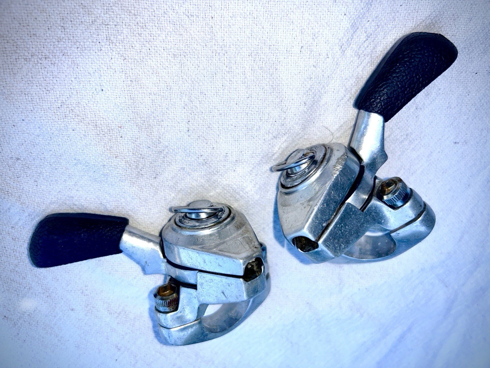Vintage Shimano SL-M700 Thumb Shifters Friction Japan 22.2