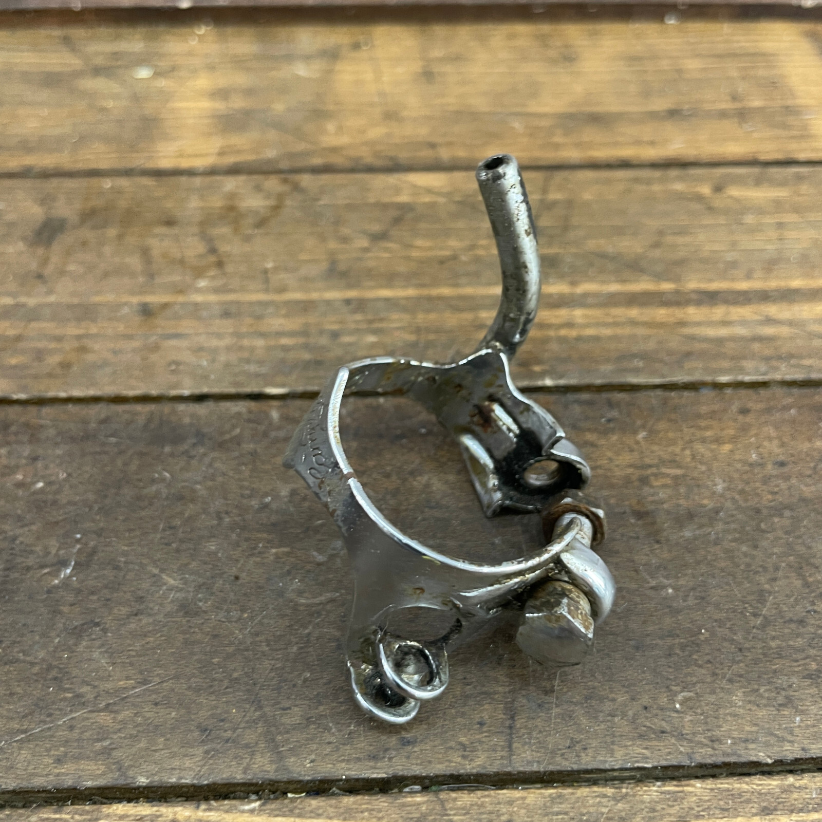 Vintage Campagnolo Cable Guide Clamp Bolt Nut Down Tube BREV 28.6 Short 70s B1