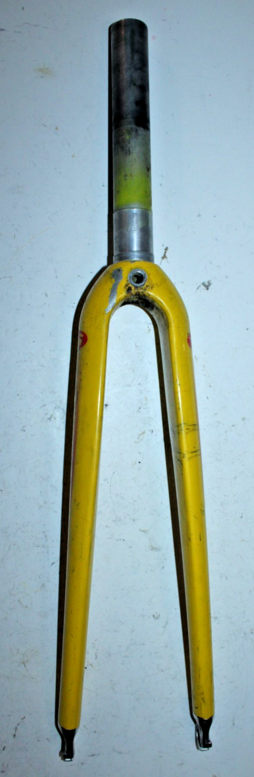 Vintage Lemond AirRail Touring Road Bike Fork 700c 11/8″ Threadless 180mm Yellow