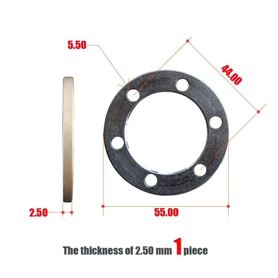 Bicycle Brake Disc Gasket Modification Fittings Thick Brake Disc 2 3 4 5 Mm Slid