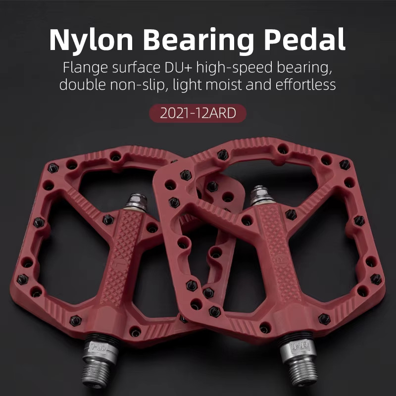 Cycling Bike Bicycle Pedals Ultralight Seal Bearings Nylon Molybdenum Pedals Dur