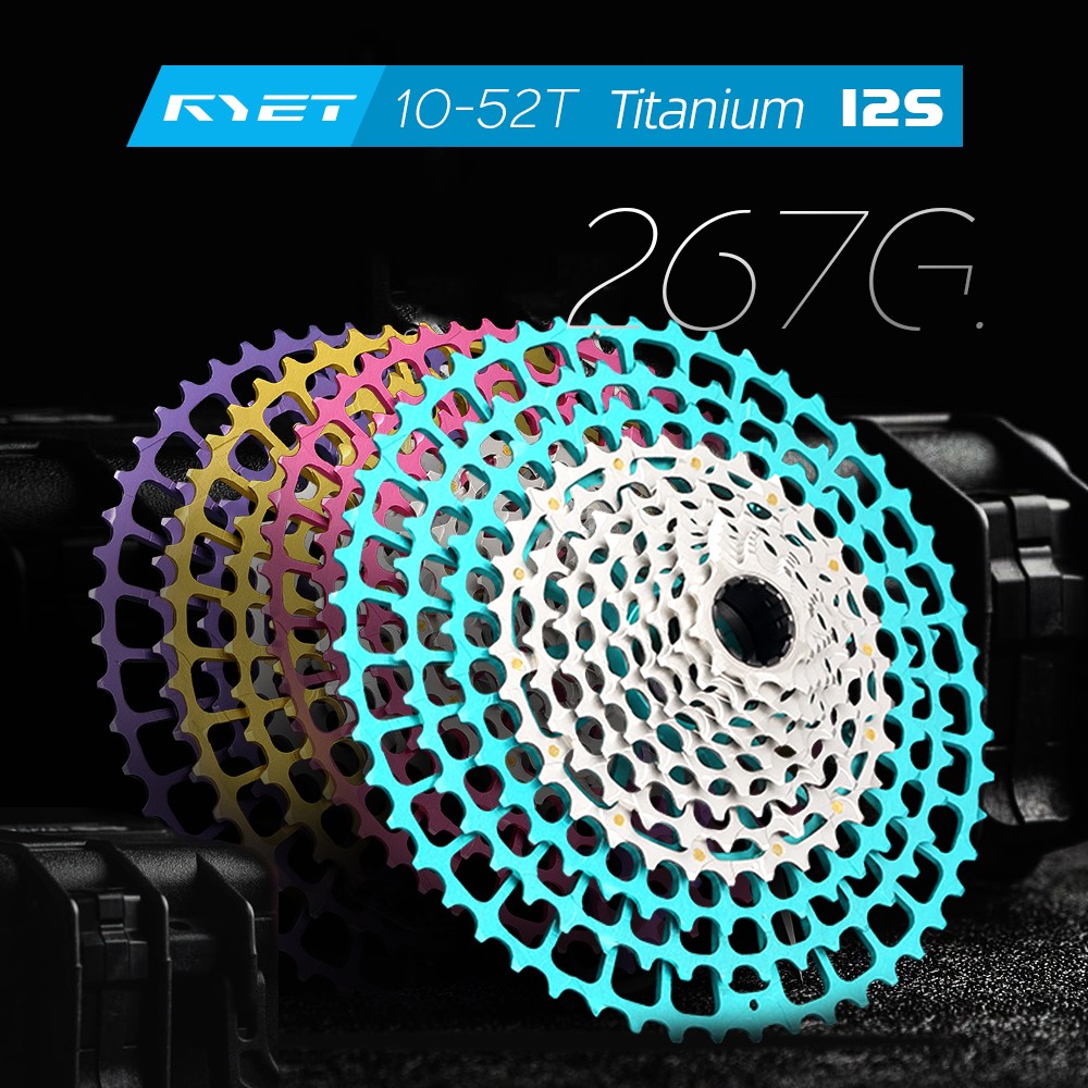 RYET CNC Road Gravel Cassette 11-34Z 12 Speed 230g, Fits Shimano HG