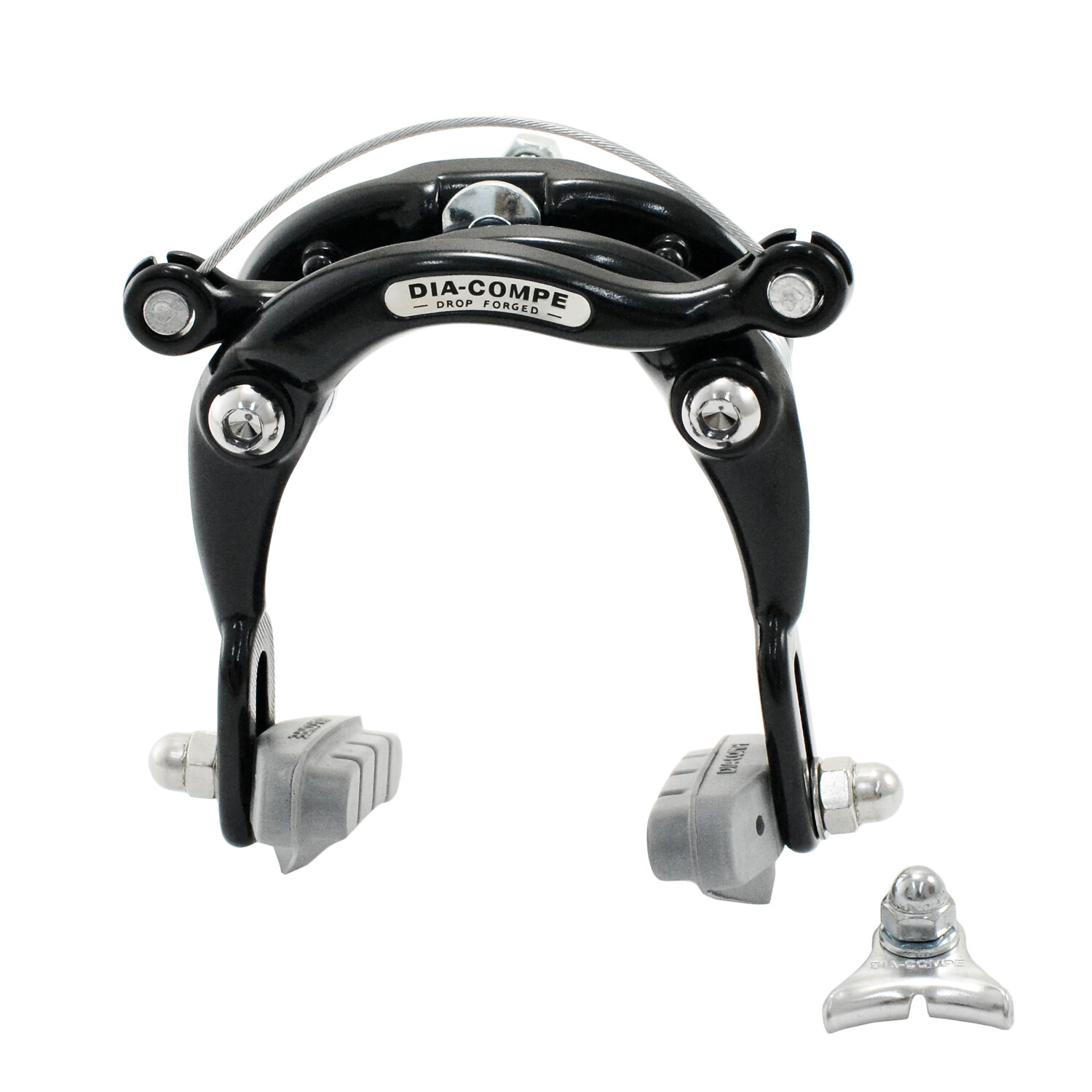 DIA-COMPE DC750 Center Pull Caliper Brake Set (Front+Rear) , Black