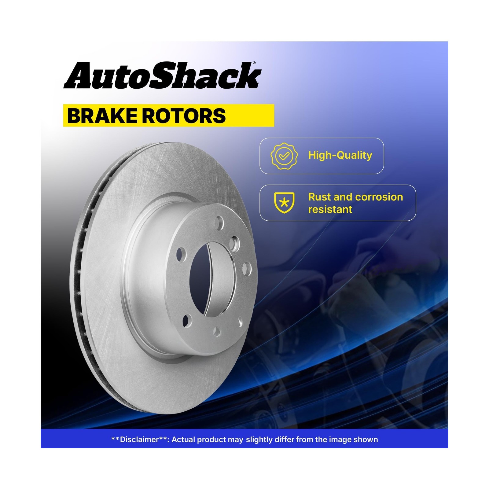 AutoShack Front Brake Rotors for Honda & Acura, Accord 2003-2012 Pilot 2003-2…