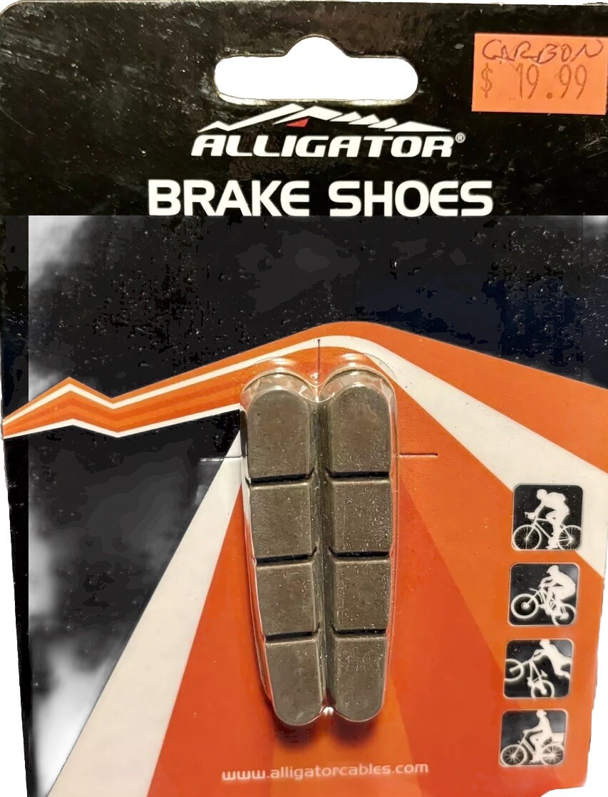 Alligator Carbon Road Bike Rim Brake Pads – Shimano – 55mm