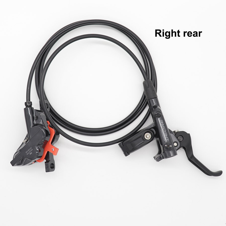 Shimano Deore M6120 BL-M6100+BR-M6120 Hydraulic Disc Brake 4-Pistol w/RT56 Rotor