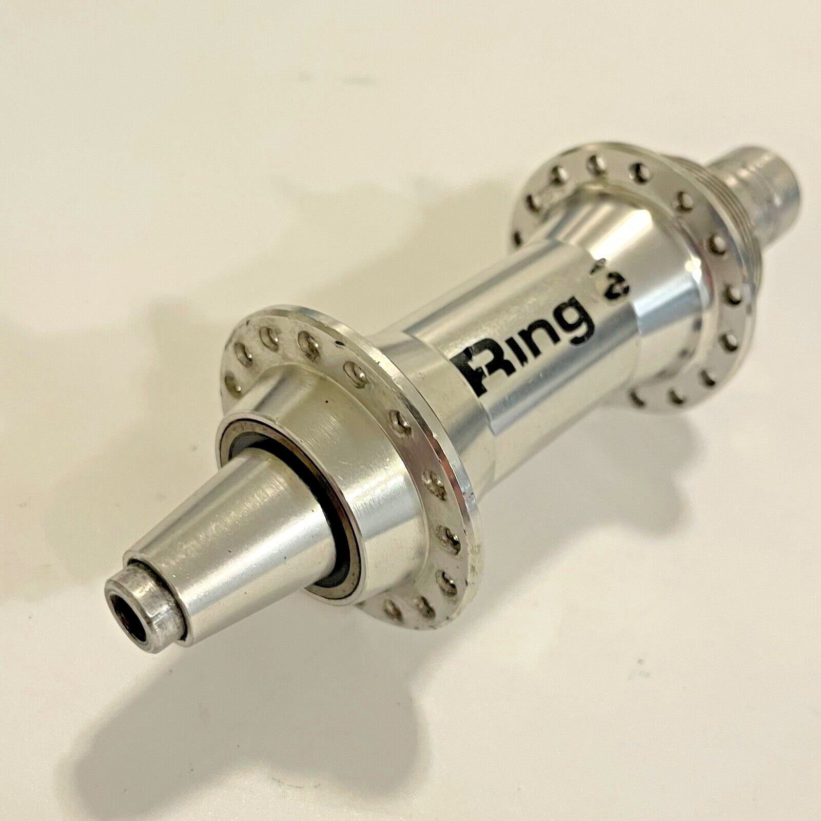 Ringle Bubba Rear Hub 32 Hole 135mm Freewheel Silver ~No Cracks~ Vintage MTB