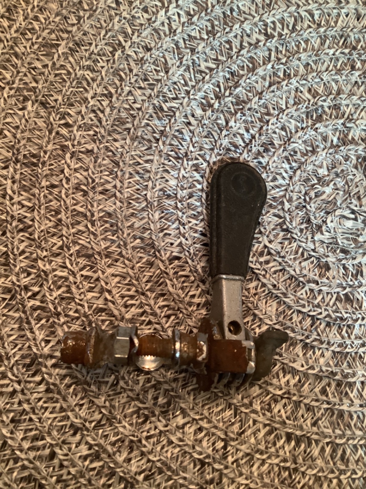 Vintage Simplex Shifter Shift Lever Down Tube Clamp On Friction 5 -10 Speed