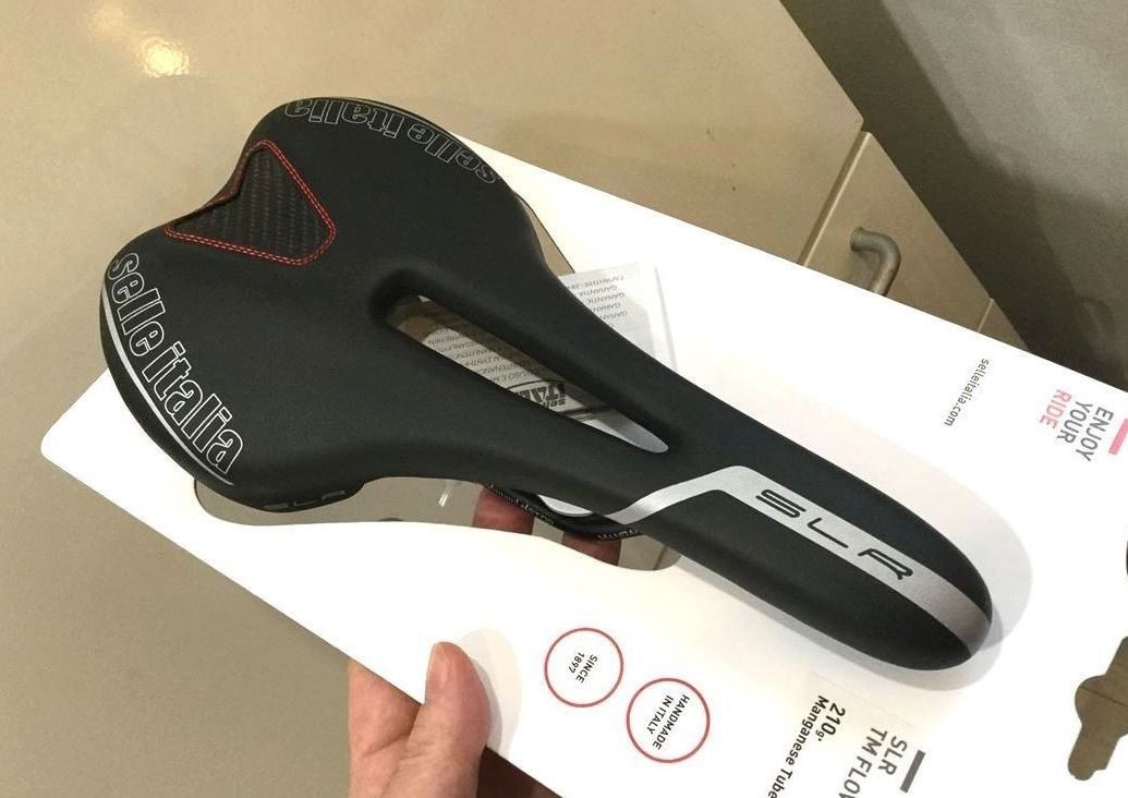 Selle Italia SLR TM Flow L2 145mmX275mm 210g Road Bike Saddle Black New