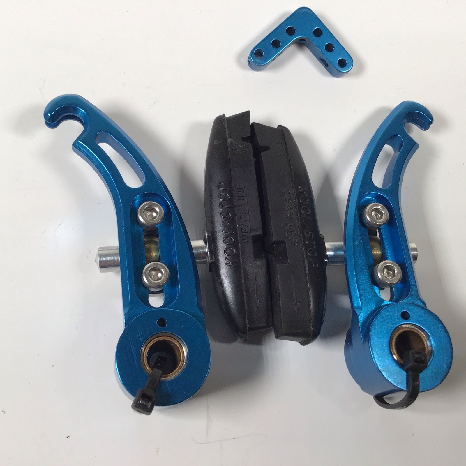 Tech-Lite Cantilever Brake Set Blue NOS Vintage MTB Technogen Rare Grafton