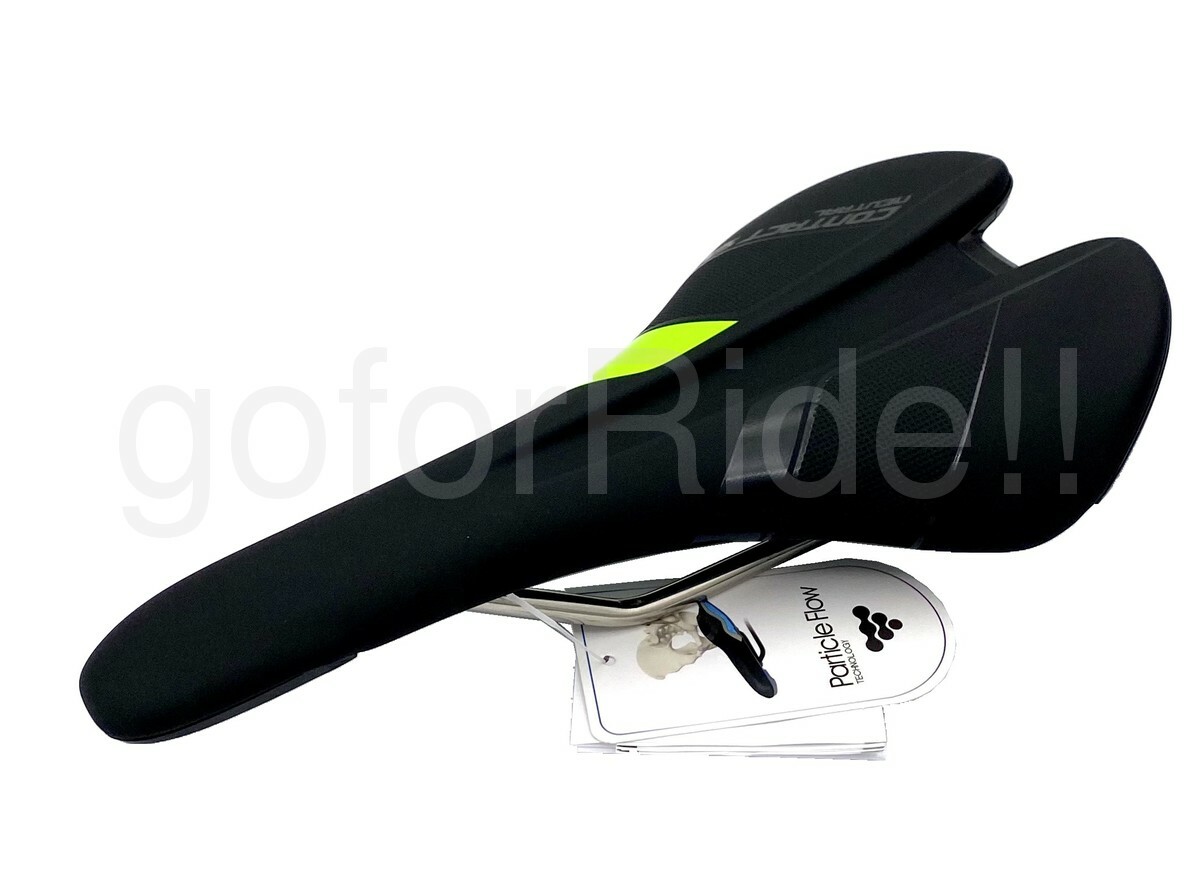 Giantt Contact SL 273 x 137 mm 220g Neutral Road Bike Saddle Black/Green