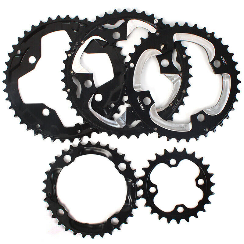 104/64BCD MTB Bike Triple 24/26/32/38/42T Chainring For 2/3×10 Speed 170mm Crank