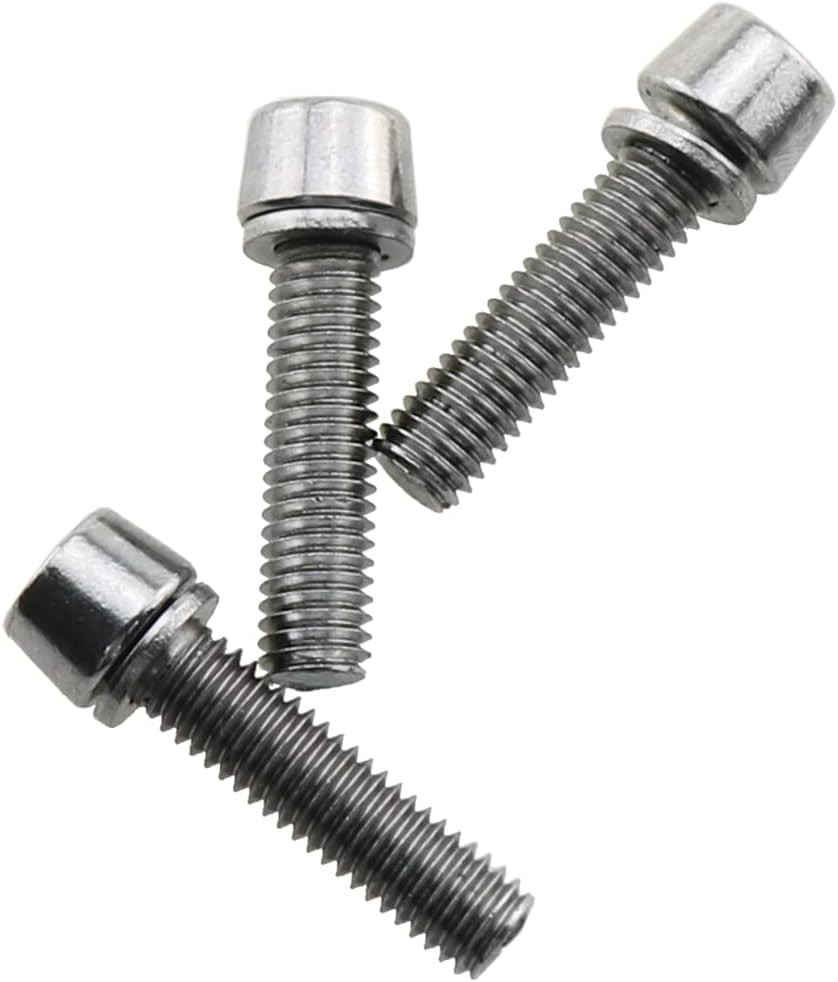 DGZZI 10PCS M5X20Mm Bike Allen Hex Tapered Stainless Bolts Screws Bike Allen Hex