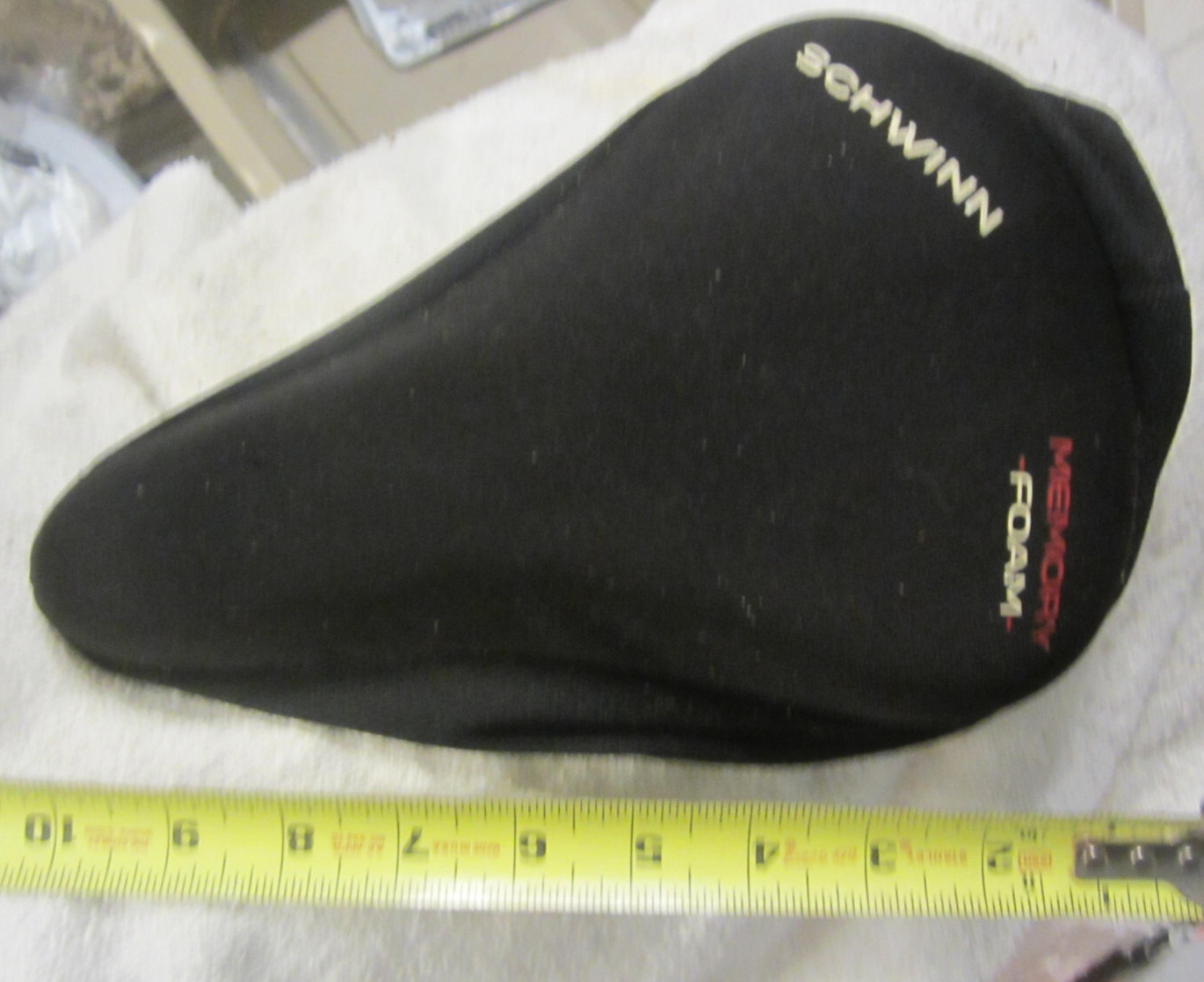 1 adjust SCHWINN MEMORY FOAM BIKE/Bicycle SEAT/Saddle w/ Easy Drawstring