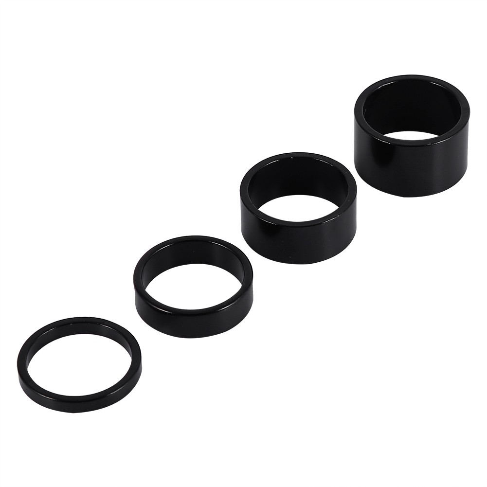 4 Colors 4Pcs/Set 5mm/10mm/15mm/20mm Aluminum Alloy Headset Spacer Bike Front
