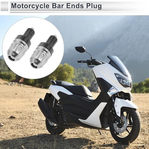 2pcs Motorcycle Bar Ends Plug Universal Handlebar Caps – Aluminum Alloy