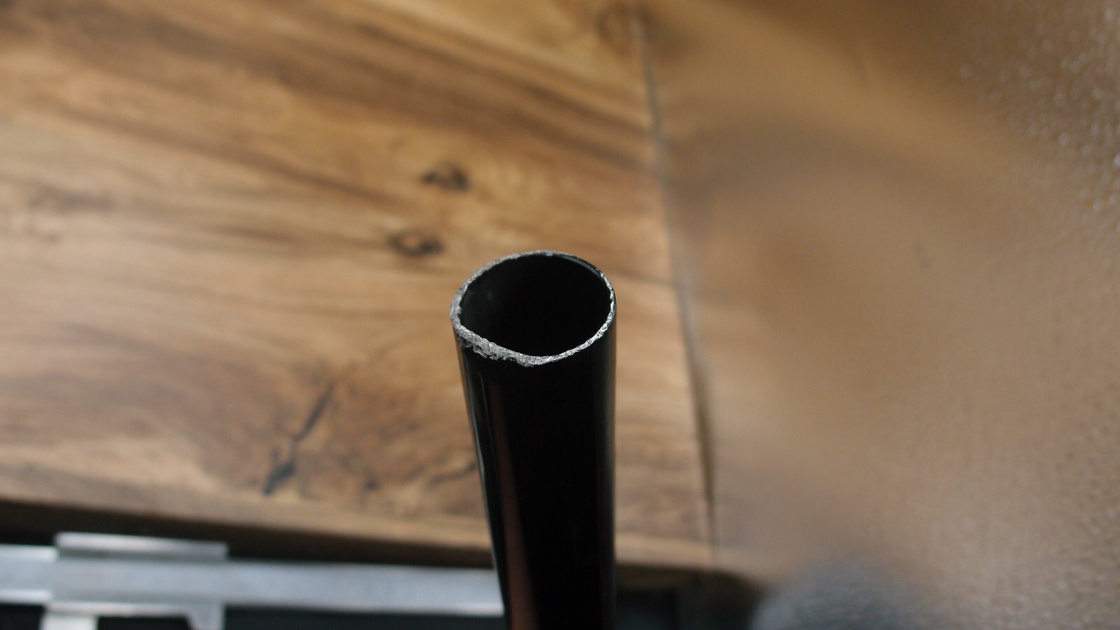 1990’s aluminium flat handlebar + ahead stem 1 1/8 in black