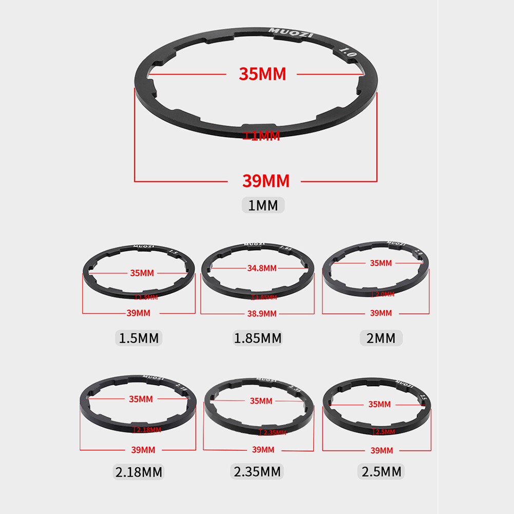 Cassette Spacer – 8 9 or 10 speed cassette on 11 speed for Shimano hub 1.85 mm