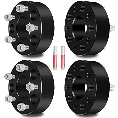 Set of 4 2 Inch Wheel Spacers 5×4.75 5×120.65 Adapter Kit with M