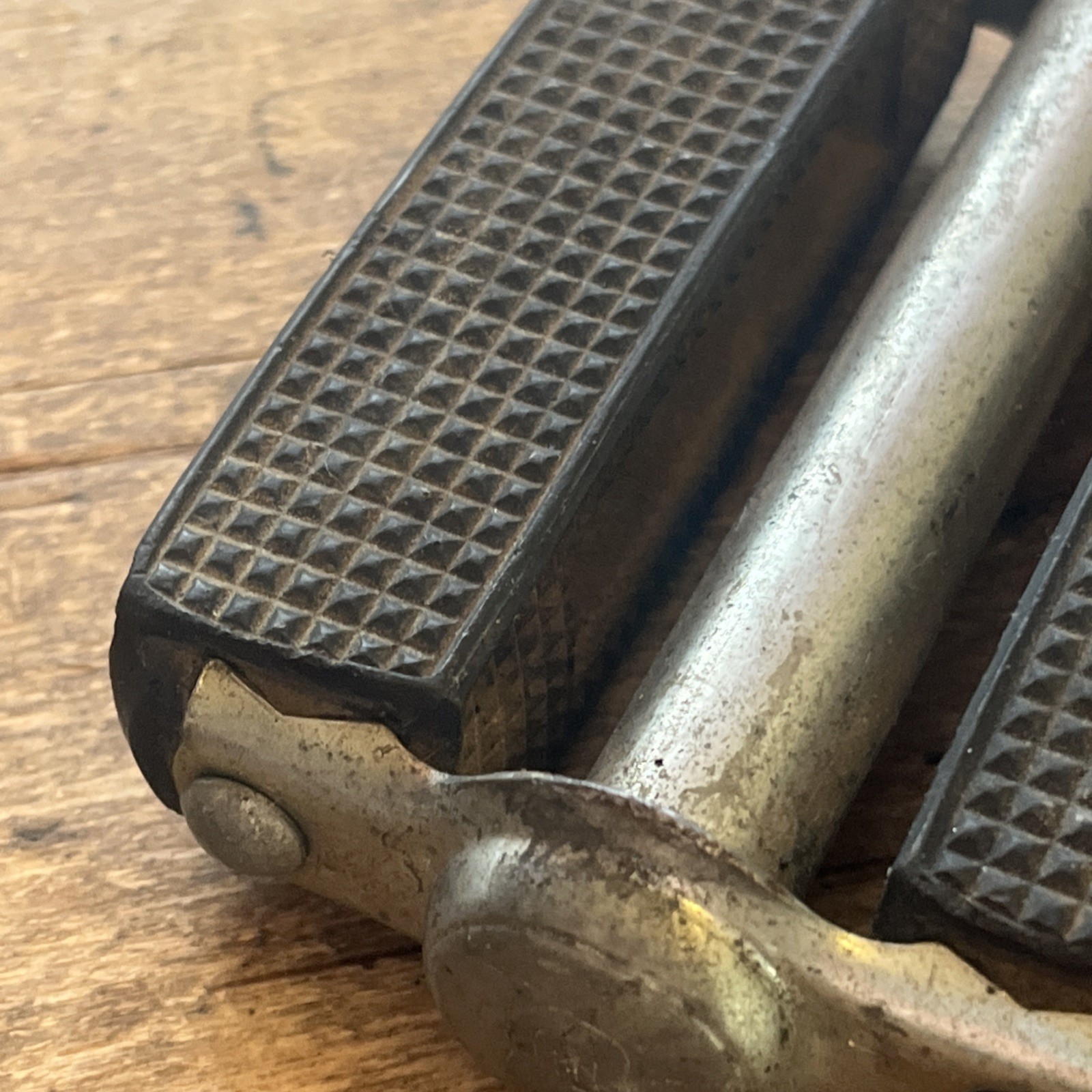 Vintage Union Block Pedals Made In Germany 9/16s English Thread 70s Schwinn