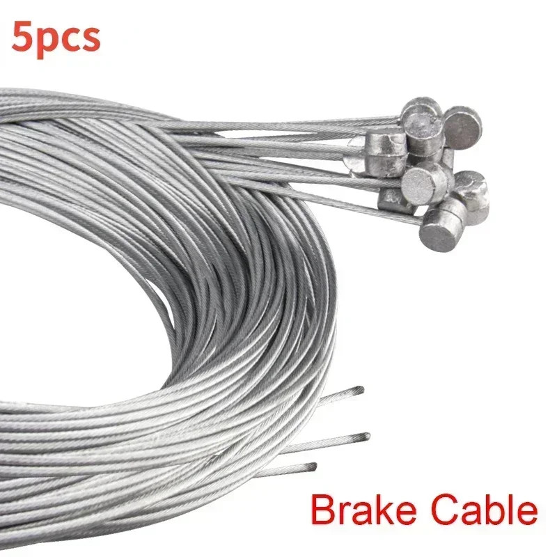 2M Bike Brake Shift Cable Stainless Steel Inner Wire Set 5-50pcs