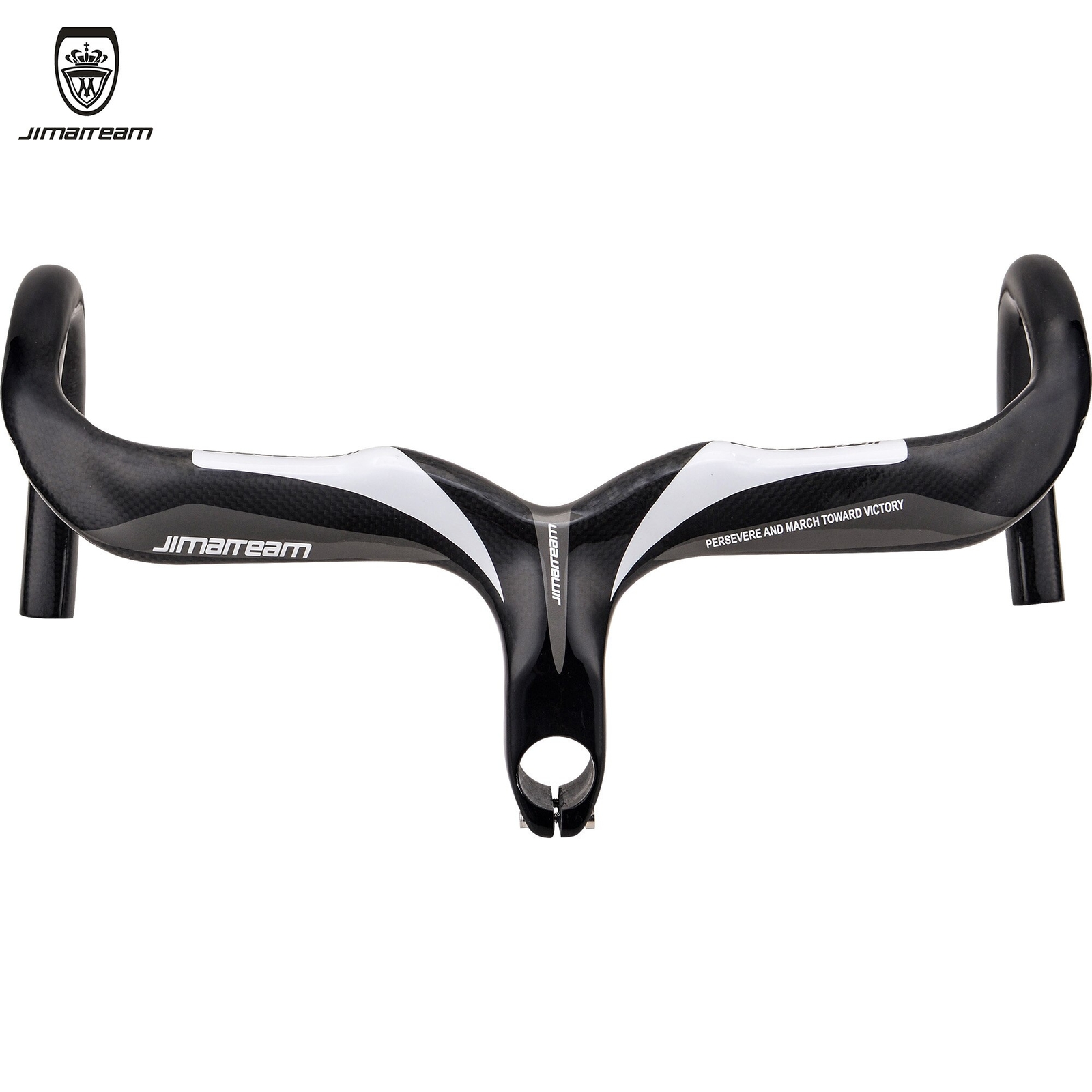 400/420/440mm Carbon Road Bike Handlebar Bicycle Integrated Drop Bar and Stem