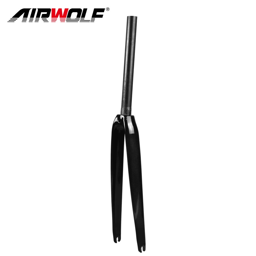 700C Carbon Road Bike Fork V Brake Straight Tube Quick Release 100*9mm Froks