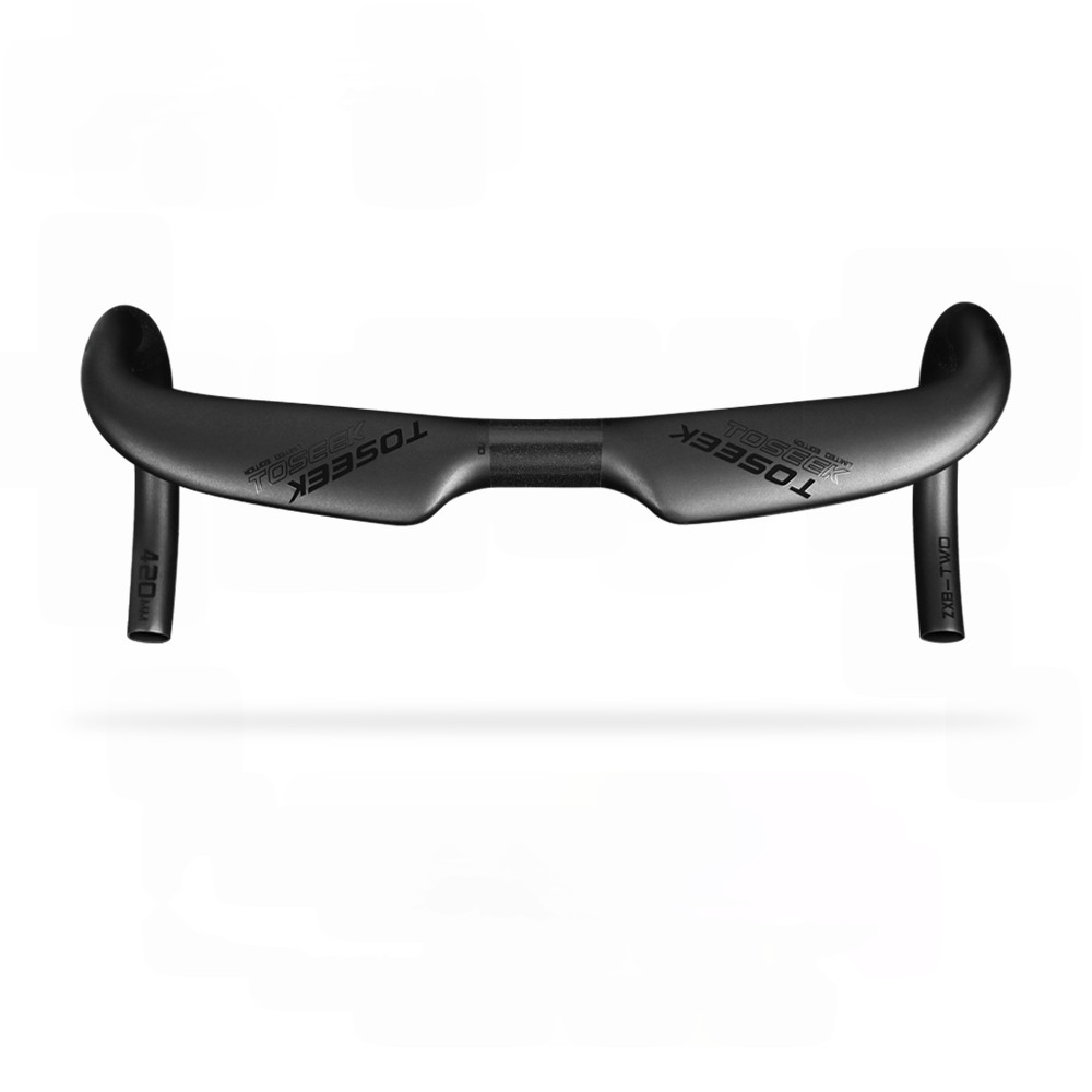 TOSEEK Carbon Bicycle Handlebar Cable Internal Gravel Road Bike Drop Bar 31.8mm