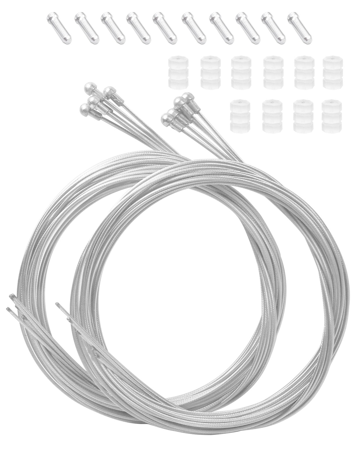 10PCS Bicycle Brake Cable, Bike Derailleur Shifter Cables,Front and Rear Brak…