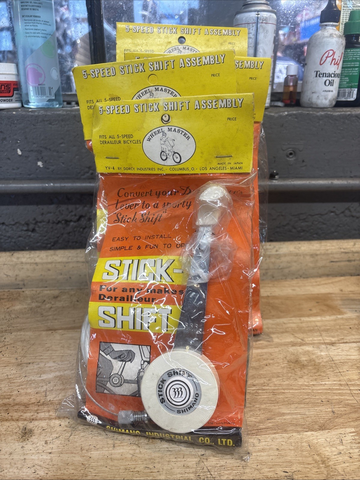 NOS Vintage Shimano 5-Speed Stick Shift Assembly Kit 333 for Muscle Bike