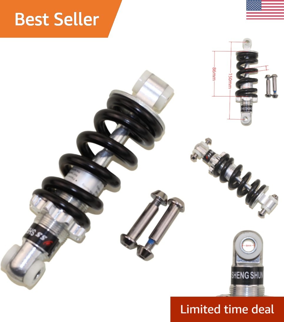 Universal Fit 150mm Rear Shock Absorber – 1200LB for All Dirt Bikes & ATVs