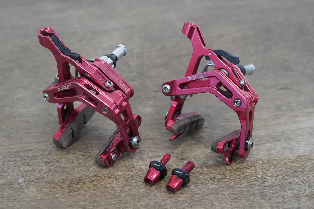TRP R960 Titanium Hardware Standard Center Mount Rim Brake Calipers