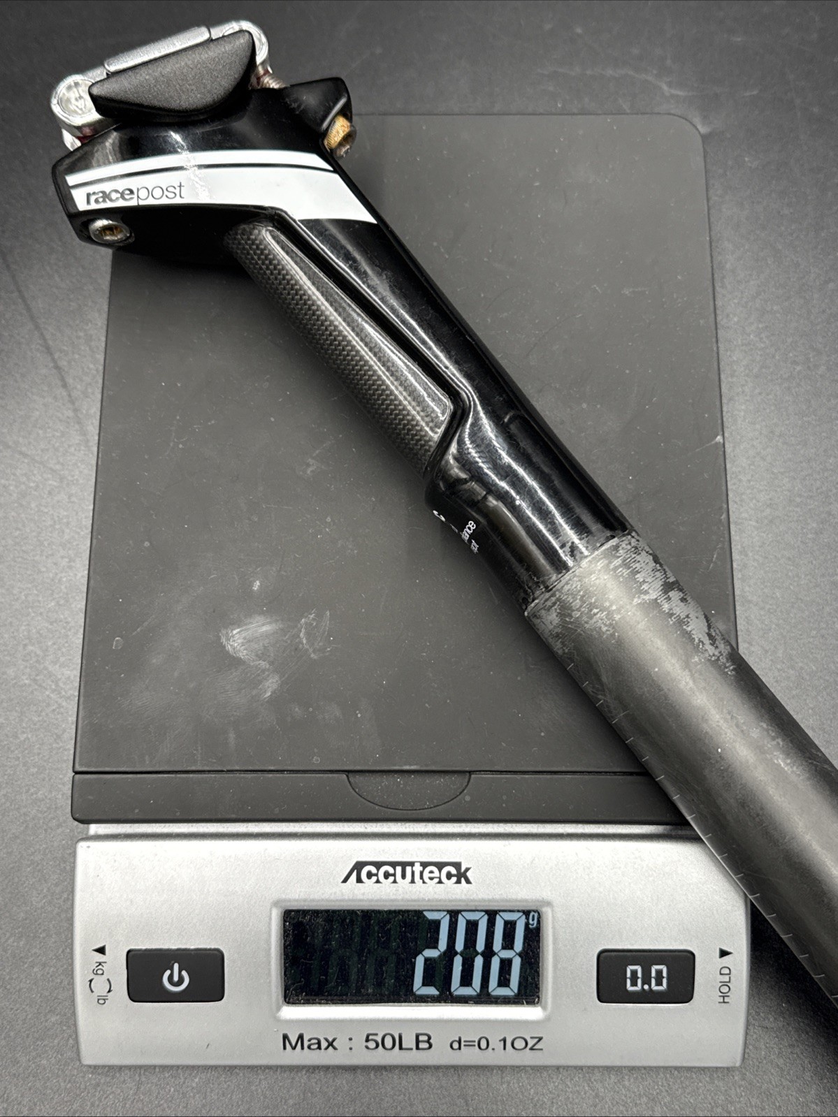 BMC RacePost 31.6mm TCC 340mm Carbon Seat Post 10mm Offset Tuned Compliance