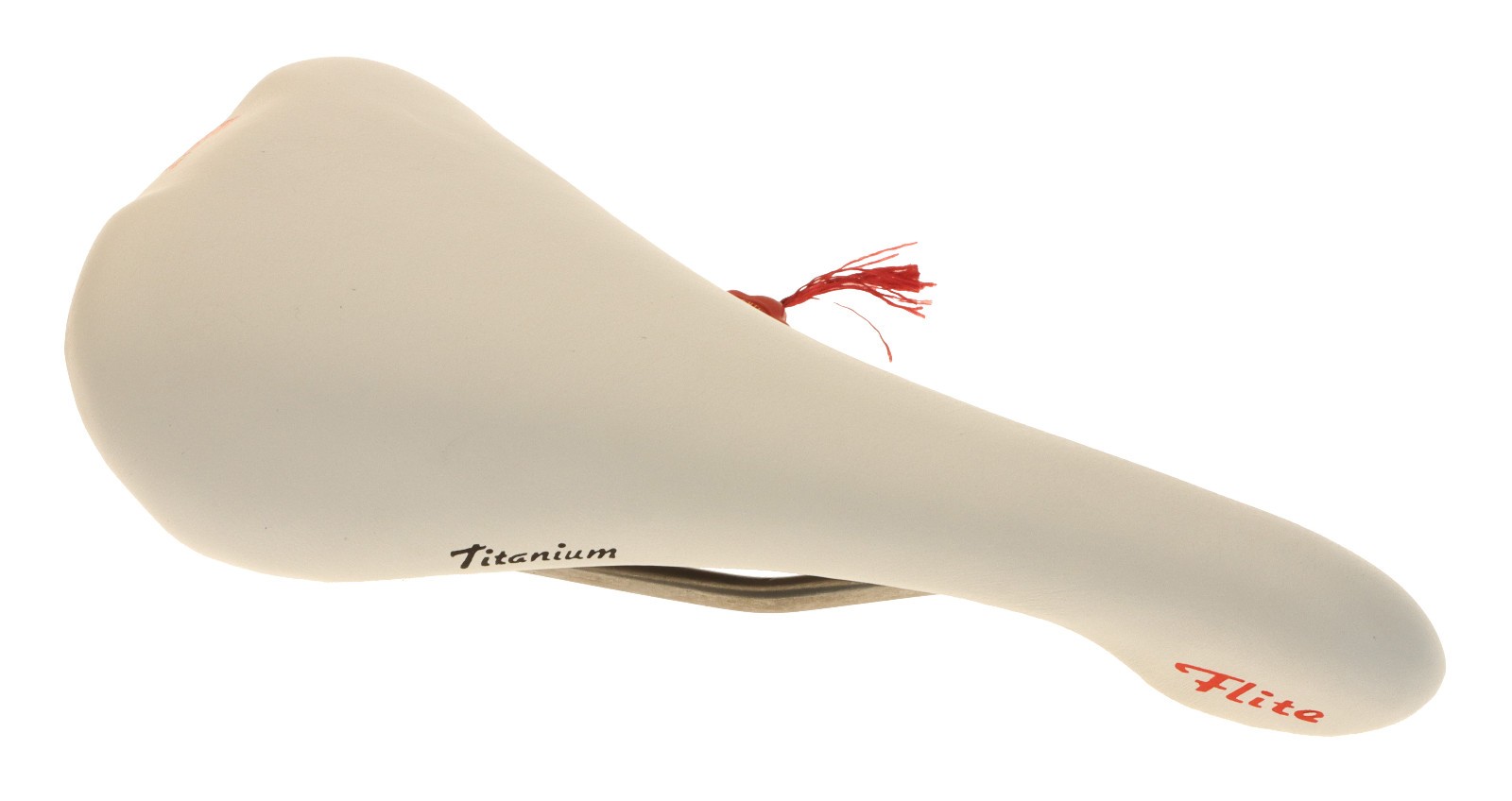 Selle Italia Flite Saddle Titanium Rails White Leather 1990 L1 NIB NOS NEW