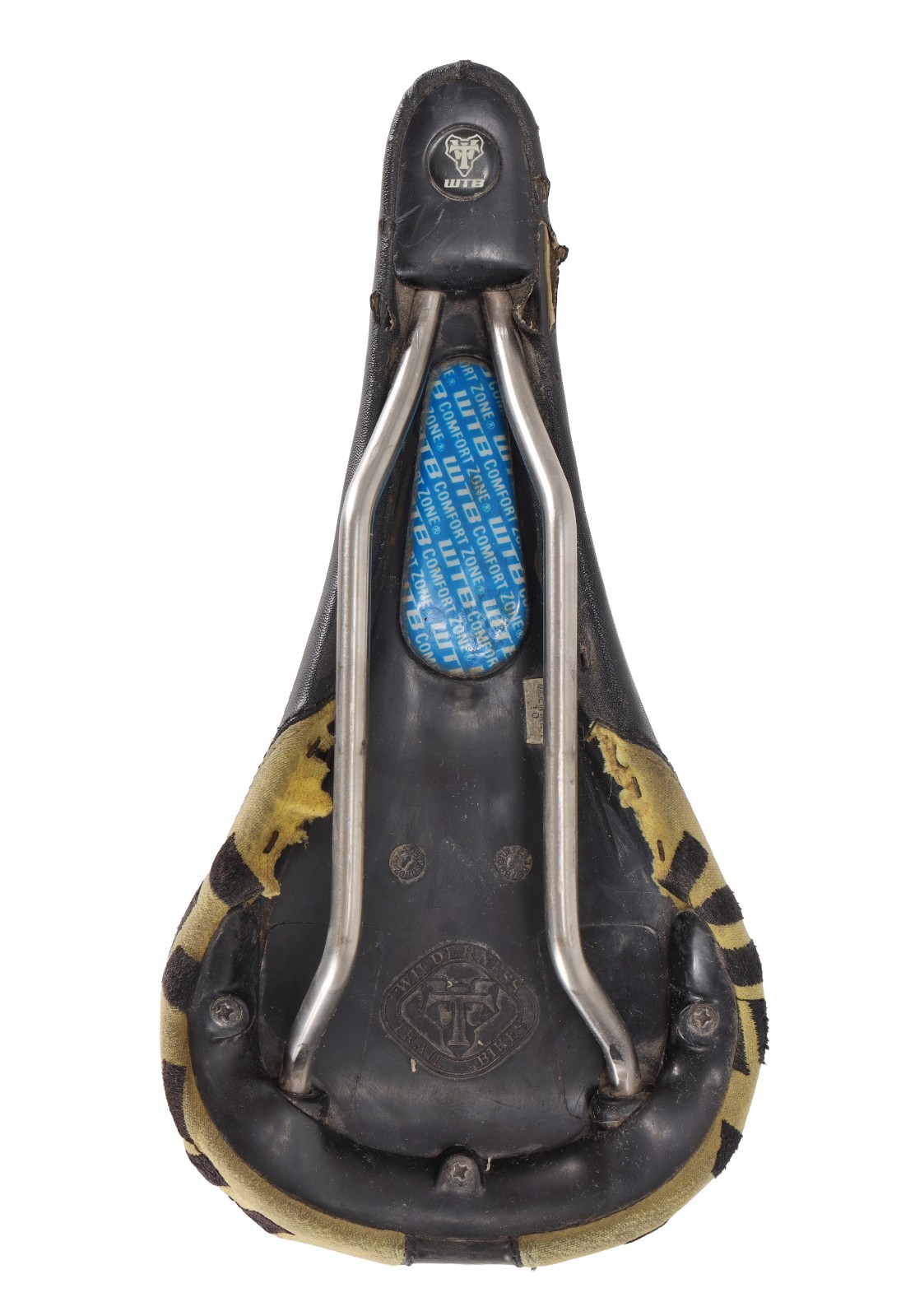 WTB Yeti Rocket V Mountain Bike Saddle 130mm 7 x 7mm Titanium Rail Vintage MTB