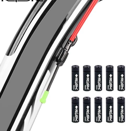 5mm and 4mm Aluminum Alloy Bike Brake Shifter Cable Housing End Caps, Alloy