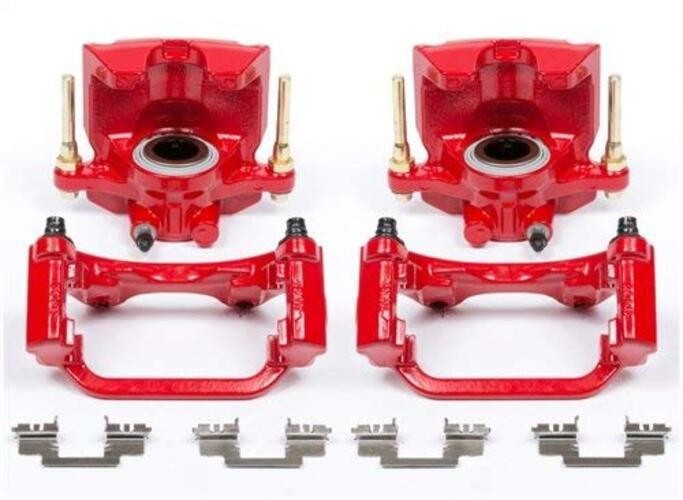 Rear Red Powder Coated Brake Caliper Pair for Cadillac Escalade 2007-20