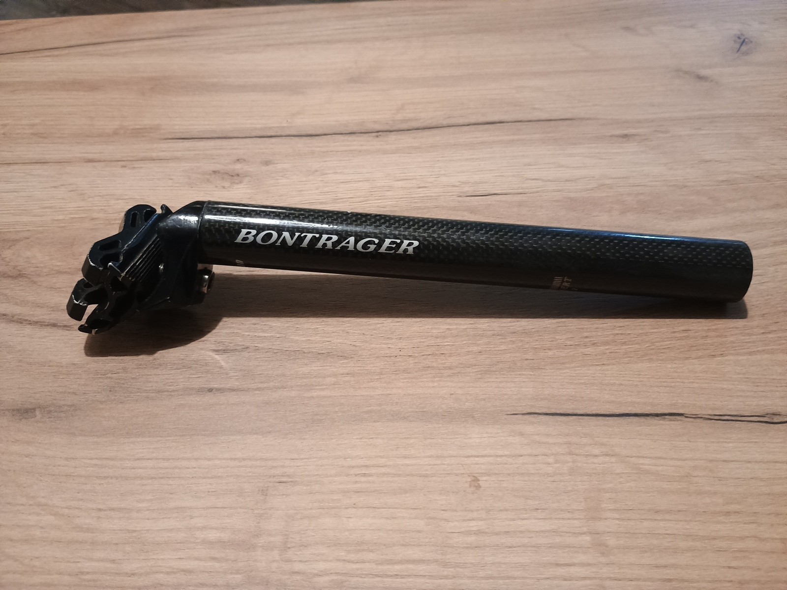 Nos Vintage Bontrager Carbon Seatpost 27.2 New Mint Black 225mm 209g Seatpost
