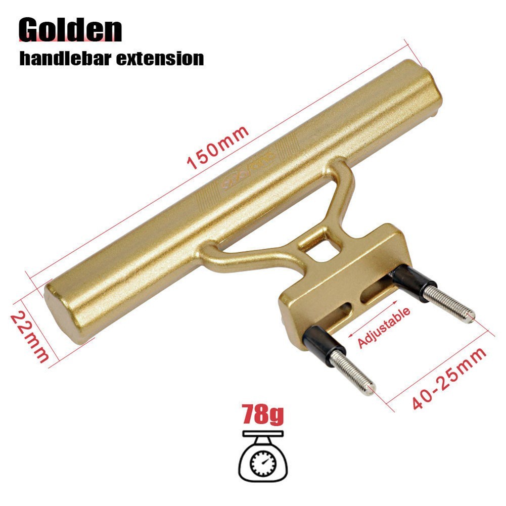 1pcs Brand New Cycling Handlebar Extension Handlebars Black/Gold/Silver Bracket