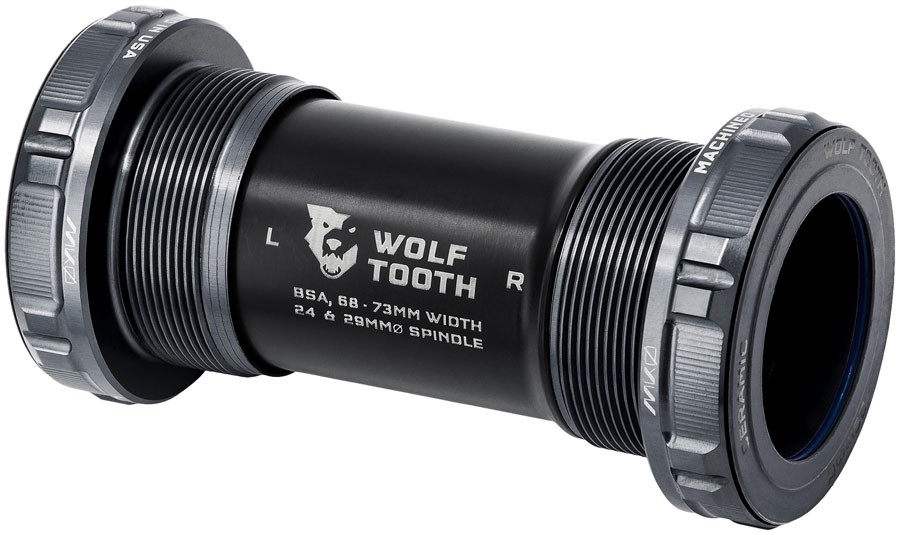 Wolf Tooth MK0 Bottom Bracket – English (BSA), 68/73mm, For 29mm Spindle,
