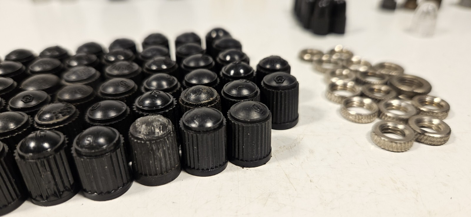 Bicycle Tube Valve Caps Plastic & Metal Miscellaneous