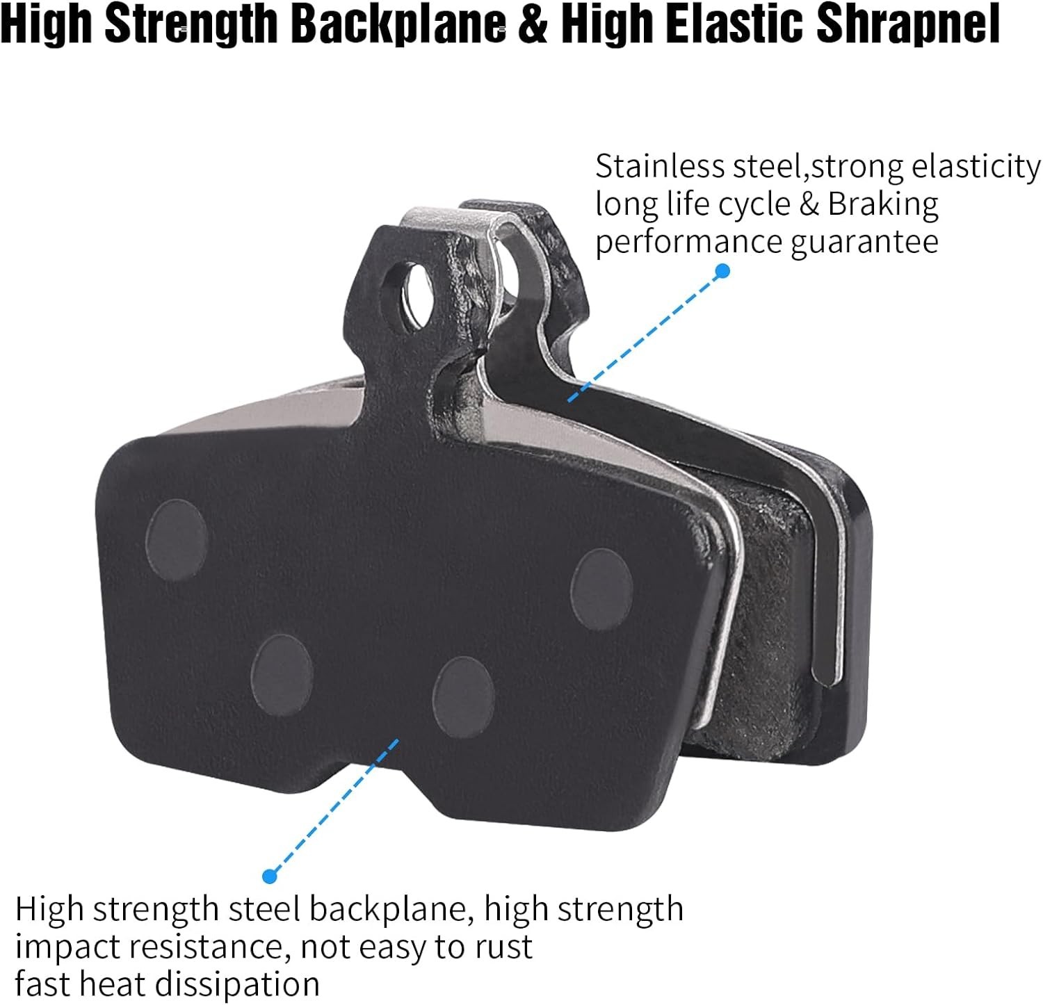 4-Piston MTB Bike Brake Pads Compatible with SRAM Code,Code R,Code RSC and Gu…