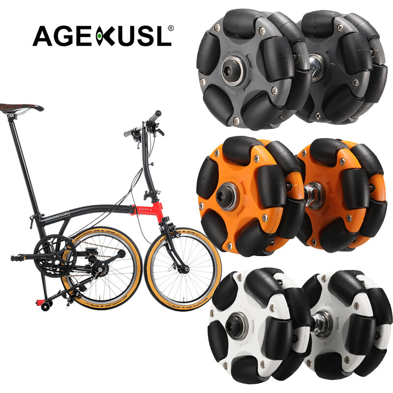 Bike Omni Easy Wheels Omni-directional Roller 58mm Ezwheels Use For Brompton