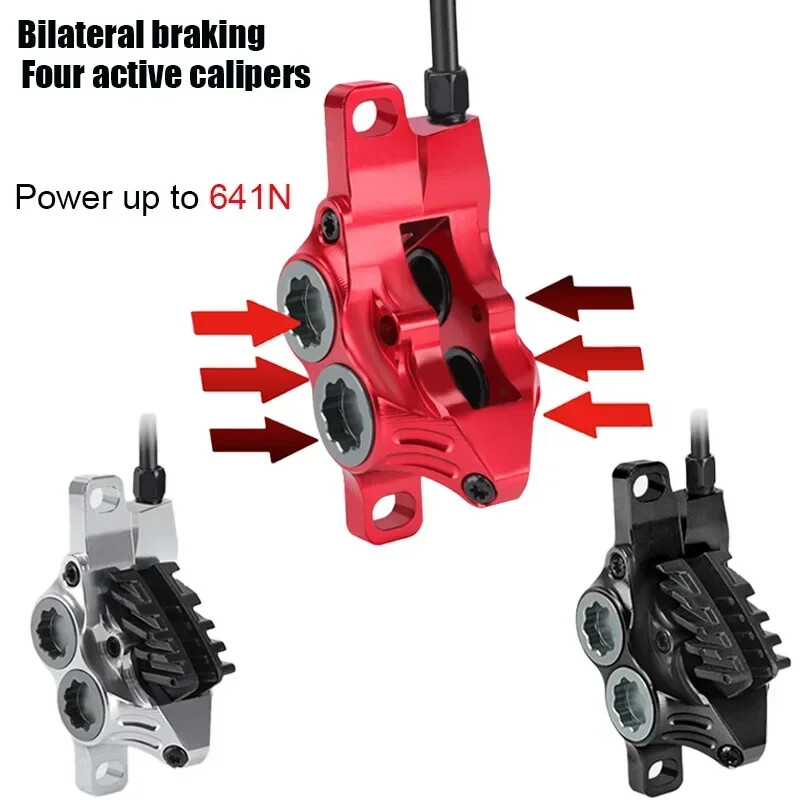 Mountain Bike Hydraulic Brakes Mineral Oil Disc Brake Caliper 800/1550mm