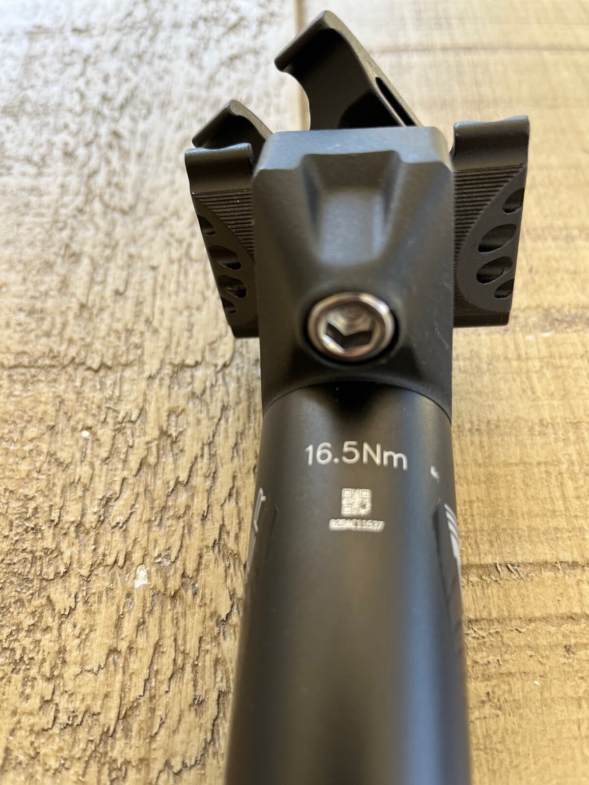 FSA GOSSAMER ALLOY SEATPOST 31.6X350mm SB-20 BLACK 365G NANO CLAMP SINGLE BOLT