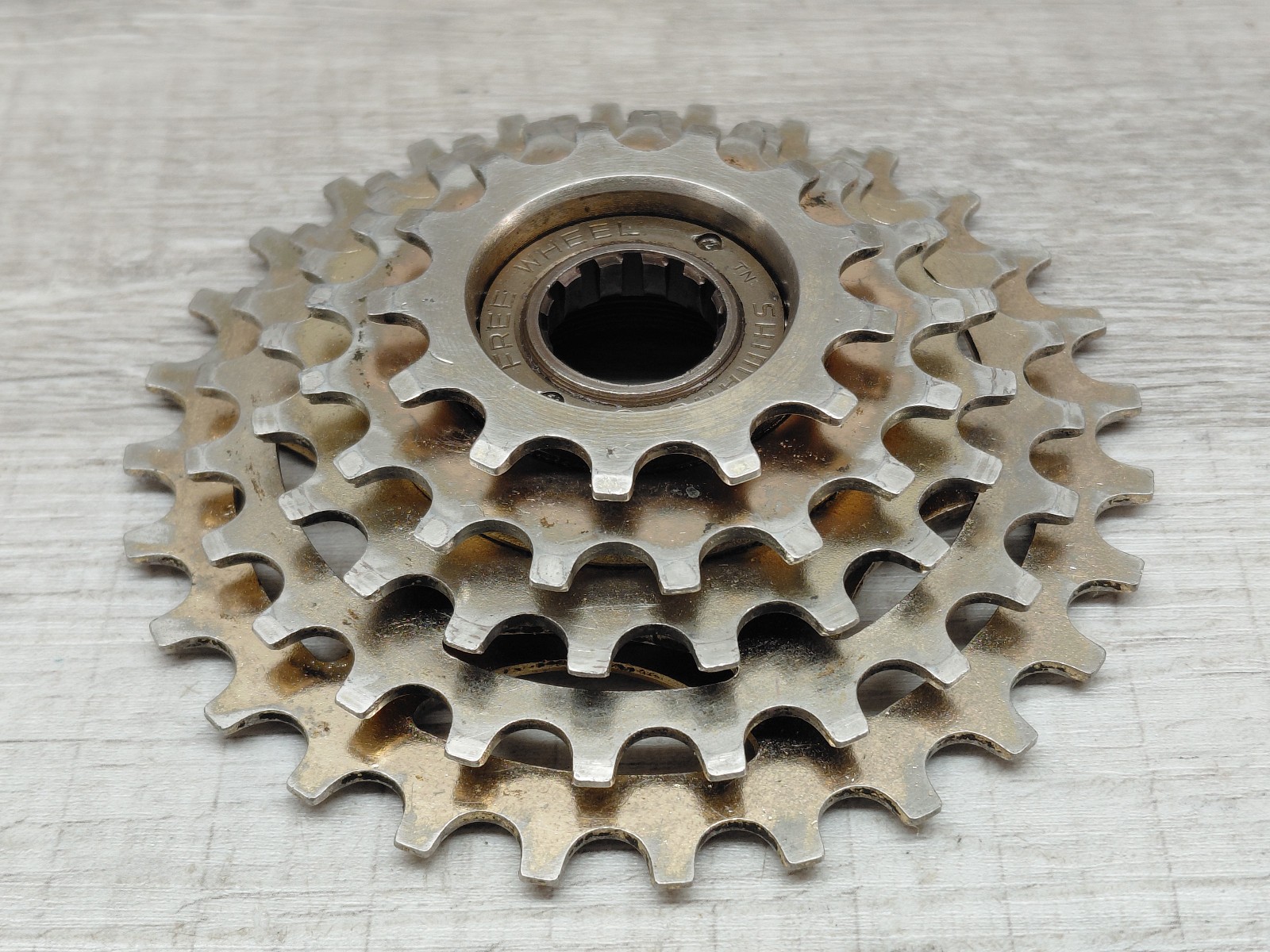 Vintage Shimano 1980’s 5-Speed GOLD Freewheel 14-28T Road Bike, Bicycle