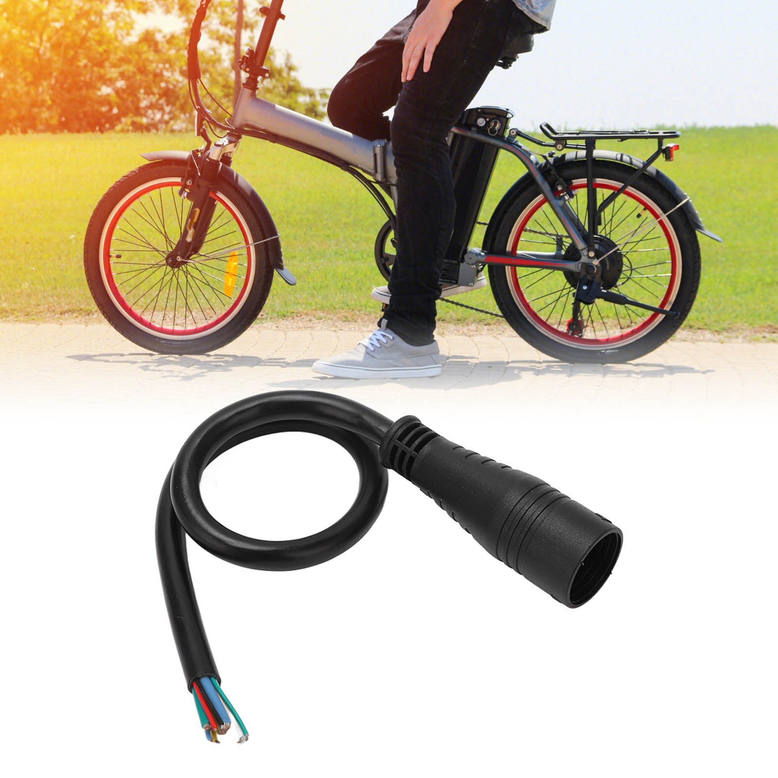 NEW 9 Pin Waterproof Motor Extension Cable Durable Conversion Line For Electric