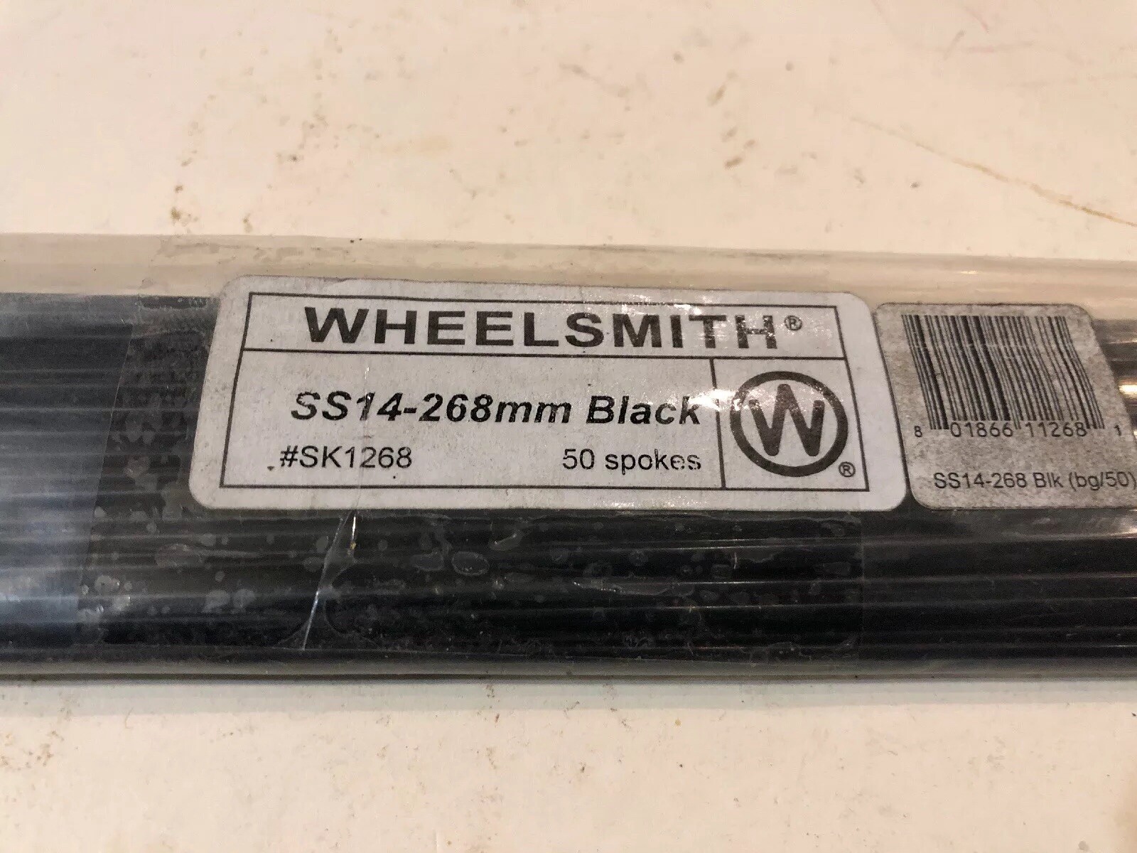 Wheelsmith SS 14-268 mm Black Spokes